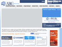 Tablet Screenshot of abcglobalservices.com